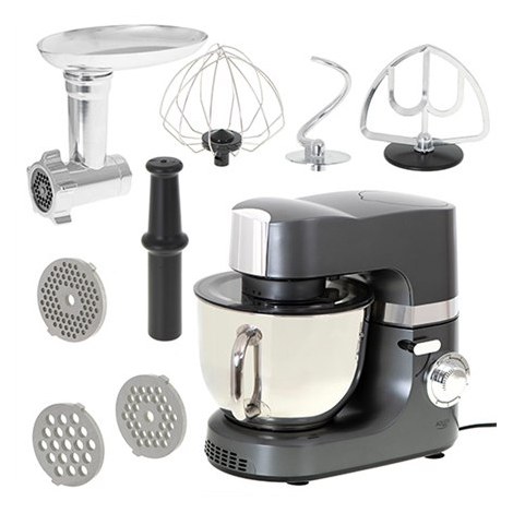 Adler | AD 4221 | Planetary Food Processor | Bowl capacity 7 L | 1200 W | Number of speeds 6 | Shaft material | Meat mincer | St - 8